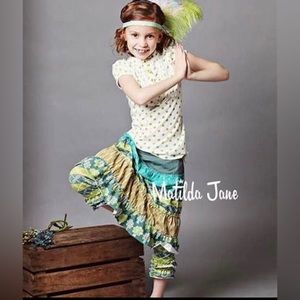 Matilda Jane Girl's sz 12 House of Clouds Collection Brooke Tiered Ruffle Skirt
